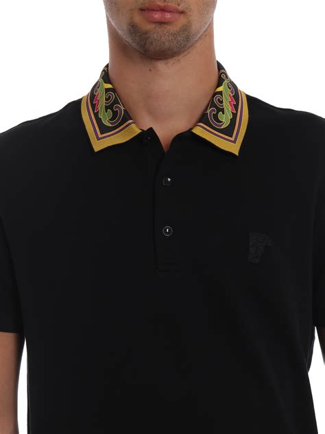 rue la la versace collection polo shirt|versace designer polo.